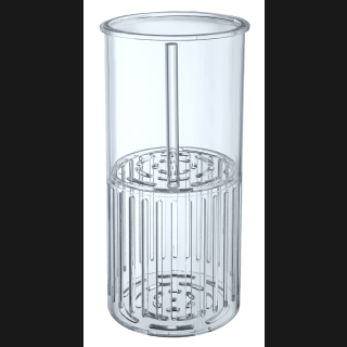 Vaso de medio filtrante para soporte de bolsa filtrante de 4" (105mm) para No.95029