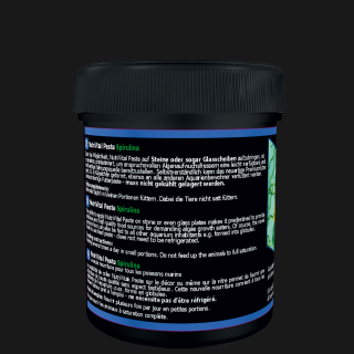 NutriVital Paste Spirulina 125g - La seule nourriture pour tous les poissons marins.